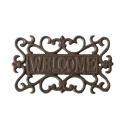 Plaque murale extérieure en fonte "Welcome" Promotion