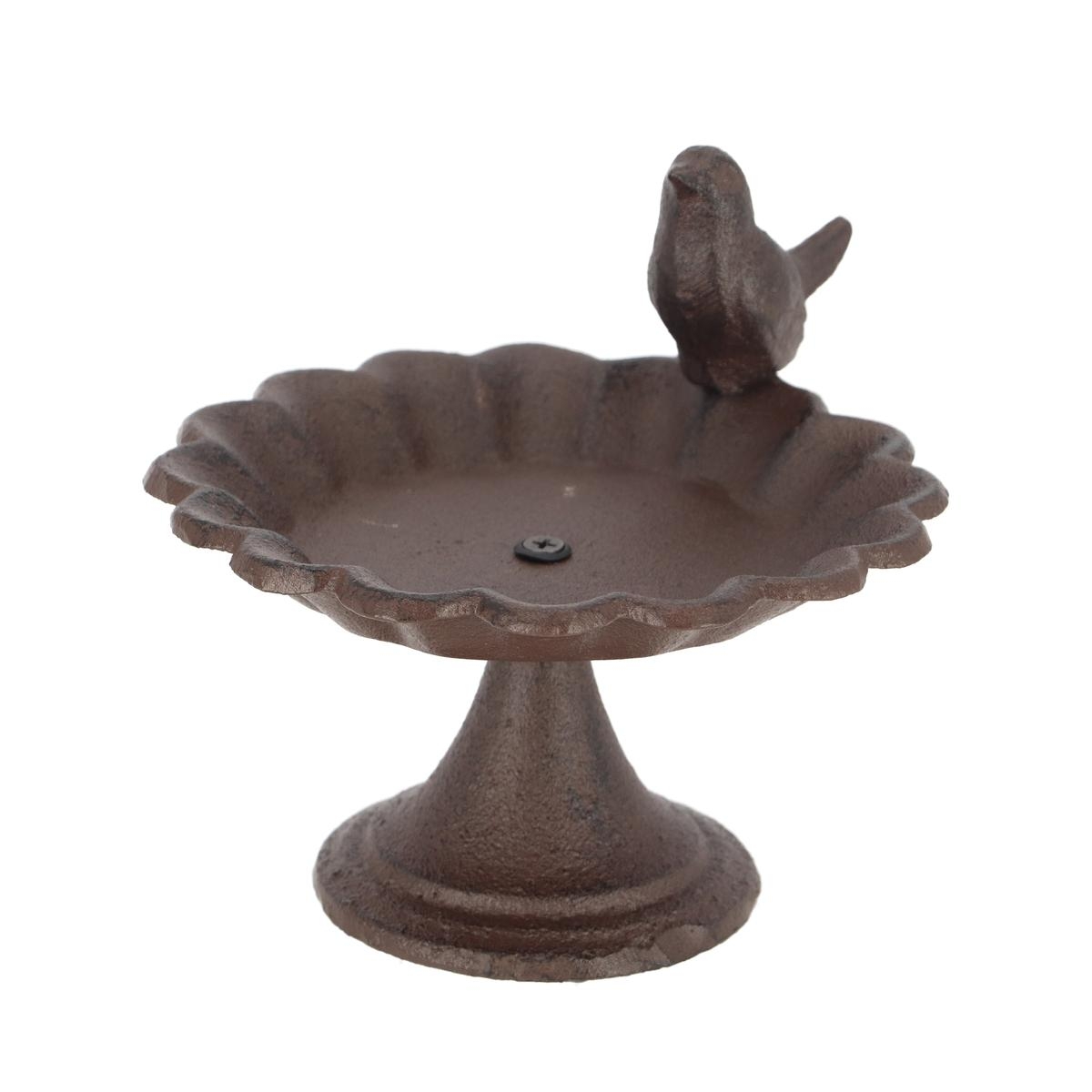Mangeoire pour oiseaux en fonte à poser Promotion