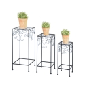 Ensemble de 3 tables supports pour plantes, style classique Promotion