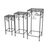 Ensemble de 3 tables supports pour plantes, style classique Offre