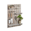 Geperforeerd wandpaneel met verstelbare planken en haken Aanbod