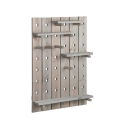 Geperforeerd wandpaneel met verstelbare planken en haken Aanbieding