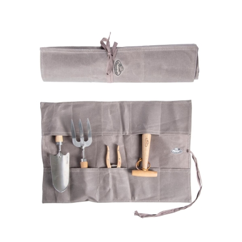 Support à outils de jardin en toile cirée enroulable Promotion