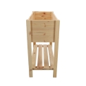 Verhoogde plantenbak van natuurlijk hout 80,5x37,3x78,2 cm Catalogus