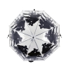 Parapluie transparent avec motif forêt et cerfs Offre