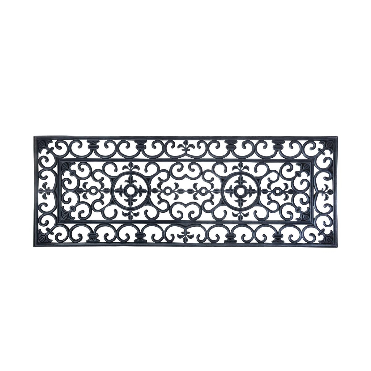 Paillasson rectangulaire d'entrée en caoutchouc style victorien Promotion Paillasson rectangulaire d'entrée en caoutchouc style victorien Promotion