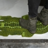 Paillasson d'entrée décoratif en forme de crocodile Remises