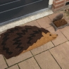 Decoratieve kokosvezel deurmat in de vorm van een egel Verkoop