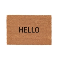 Deurmat van kokosvezel met opschrift "Hello" Aanbieding