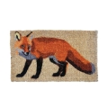 Paillasson en fibre de coco avec motif renard décoratif Promotion