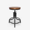 Tabouret de bar cuisine au style industriel réglable à vis Skape Promotion