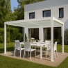 Pergola bioclimatique manuelle de jardin en aluminium 3x4m Trinidad Caractéristiques