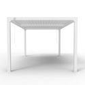Pergola bioclimatique manuelle de jardin en aluminium 3x4m Trinidad Modèle