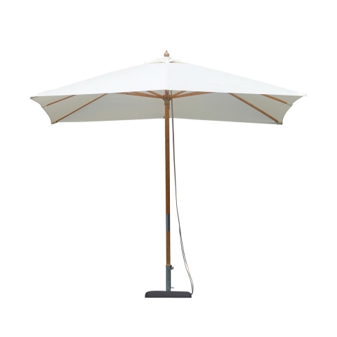 Arunya houten tuinscherm met centrale paal 3x2m Aanbieding