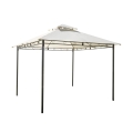 Tuinpaviljoen van ijzer 3x3 ecru antraciet Illinois Aanbieding