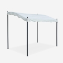 Tonnelle adossée 3x2 en acier pour jardin bar et hôtel Pergola uv Catalogue