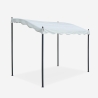 Tonnelle adossée 3x2 en acier pour jardin bar et hôtel Pergola uv Catalogue
