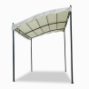 Tonnelle adossée 3x2 en acier pour jardin bar et hôtel Pergola uv Dimensions