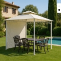 Tonnelle de jardin terrasse et bar avec ouverture Antigua UV Offre