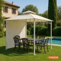Tonnelle de jardin terrasse et bar avec ouverture Antigua UV Choix