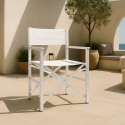 Opvouwbare strandstoel Regista Gold White Korting