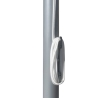 Parasol de jardin droit 3x3 aluminium carré bar hôtel Marte