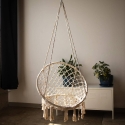 Hamac suspendu avec coussin en coton Luxory Round Vente