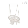 Hamac suspendu avec coussin en coton Luxory Round Promotion