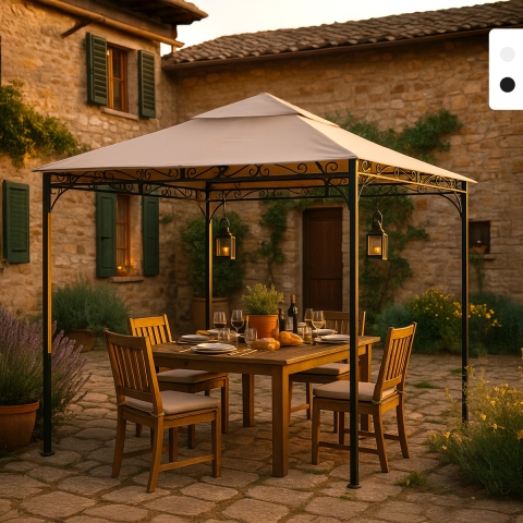 Tonnelle de jardin 3x3 en...
