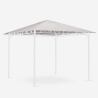 Tonnelle de jardin 3x3 en acier bonnet anti-vent Style Modèle