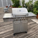 Gasbarbecue 4 pitten roestvrij staal Texas Verkoop