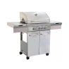 Barbecue à gaz 4 brûleurs en acier inoxydable Texas Promotion