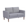 Canapé 2 places moderne en coton 137x73x82cm Ramsey Achat