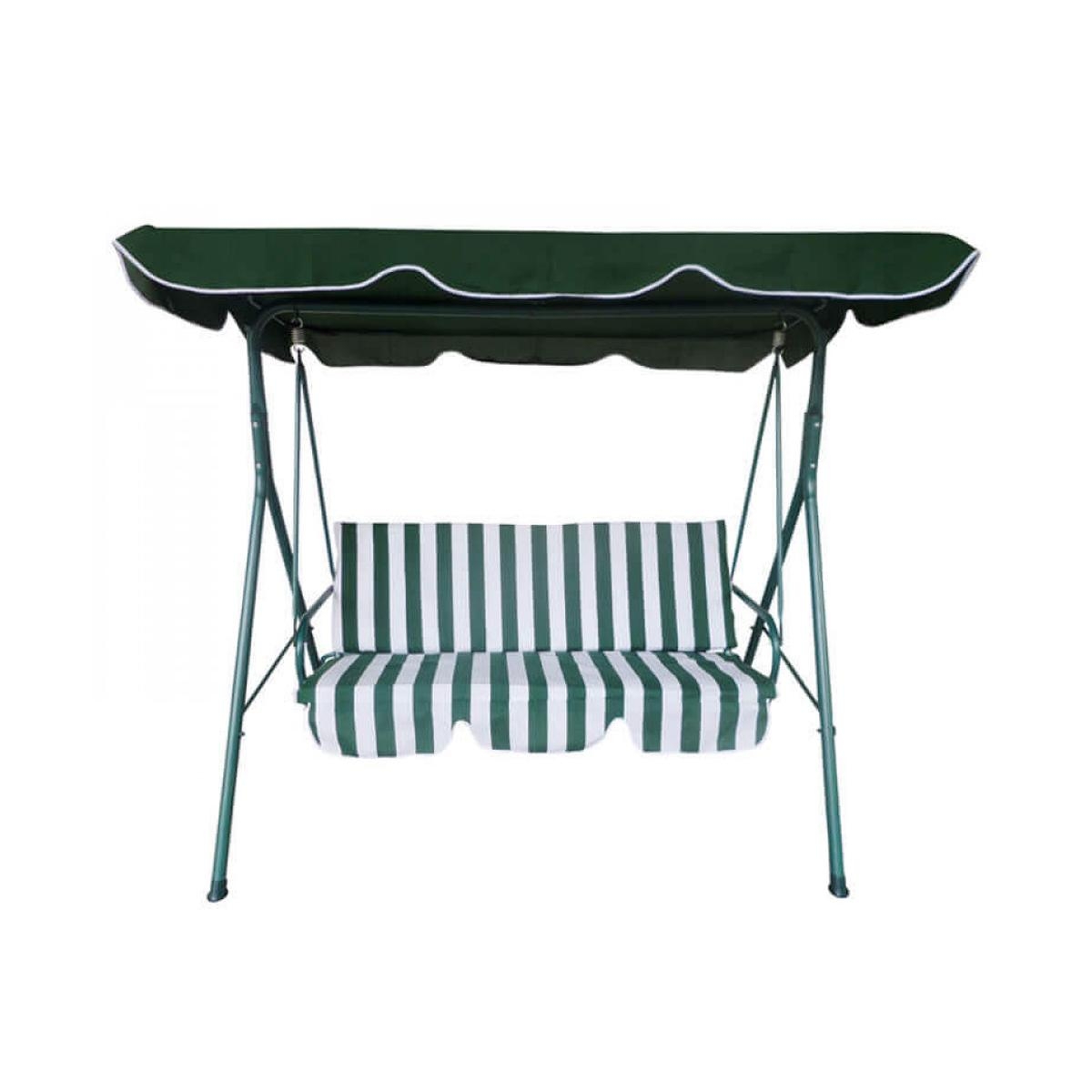 Tuin-schommelstoel met afneembare kussens Green Aanbieding Tuin-schommelstoel met afneembare kussens Green Aanbieding