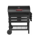 Barbecue à charbon en acier avec roues, couvercle, 2 grilles Tennessee Vente