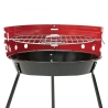 Draagbare ronde houtskoolbarbecue Ø36cm Camping Korting