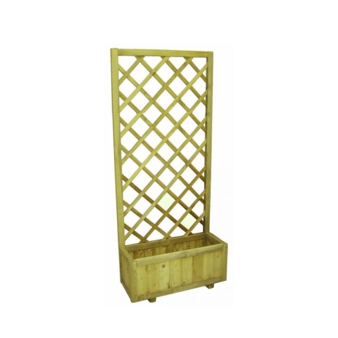 Houten plantenbak met trellis Dalia Aanbieding
