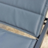 Chaise longue de jardin à roulettes en aluminium Formentera Dimensions