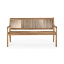 Banc de jardin en bois d'acacia 3 places Lidia Vente