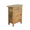Houten nachtkastje met deur en lade Farran Aanbieding