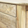Houten nachtkastje met deur en lade Farran Voorraad