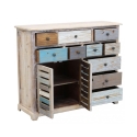 Shabby chic houten dressoir in multicolor Greg Verkoop