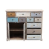 Shabby chic houten dressoir in multicolor Greg Korting