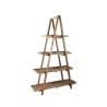 Wandkast voor de woonkamer met 4 planken in grenenhout Callie Aanbieding