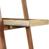 Wandkast voor de woonkamer met 4 planken in grenenhout Callie Aanbod