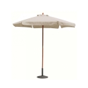 Parasol de jardin rond Ø2,5m mât central en bois Fantasy Remises