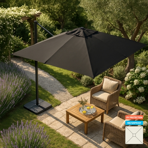Parasol de jardin déporté...