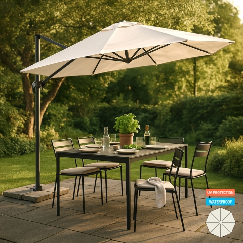 Aluminium zweefparasol 3...