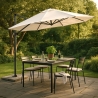 Aluminium zweefparasol 3 meter Paradise Korting