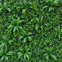 Haie artificielle réaliste panneau 3D jardin 100x100cm Farnuk Remises